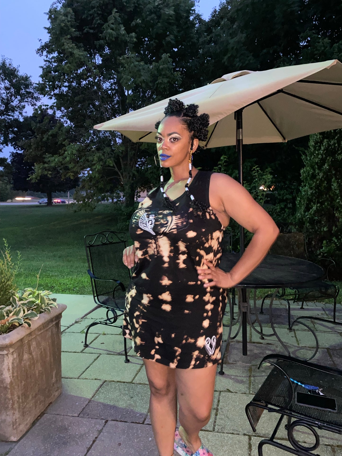 Tie Dye Summer Dress